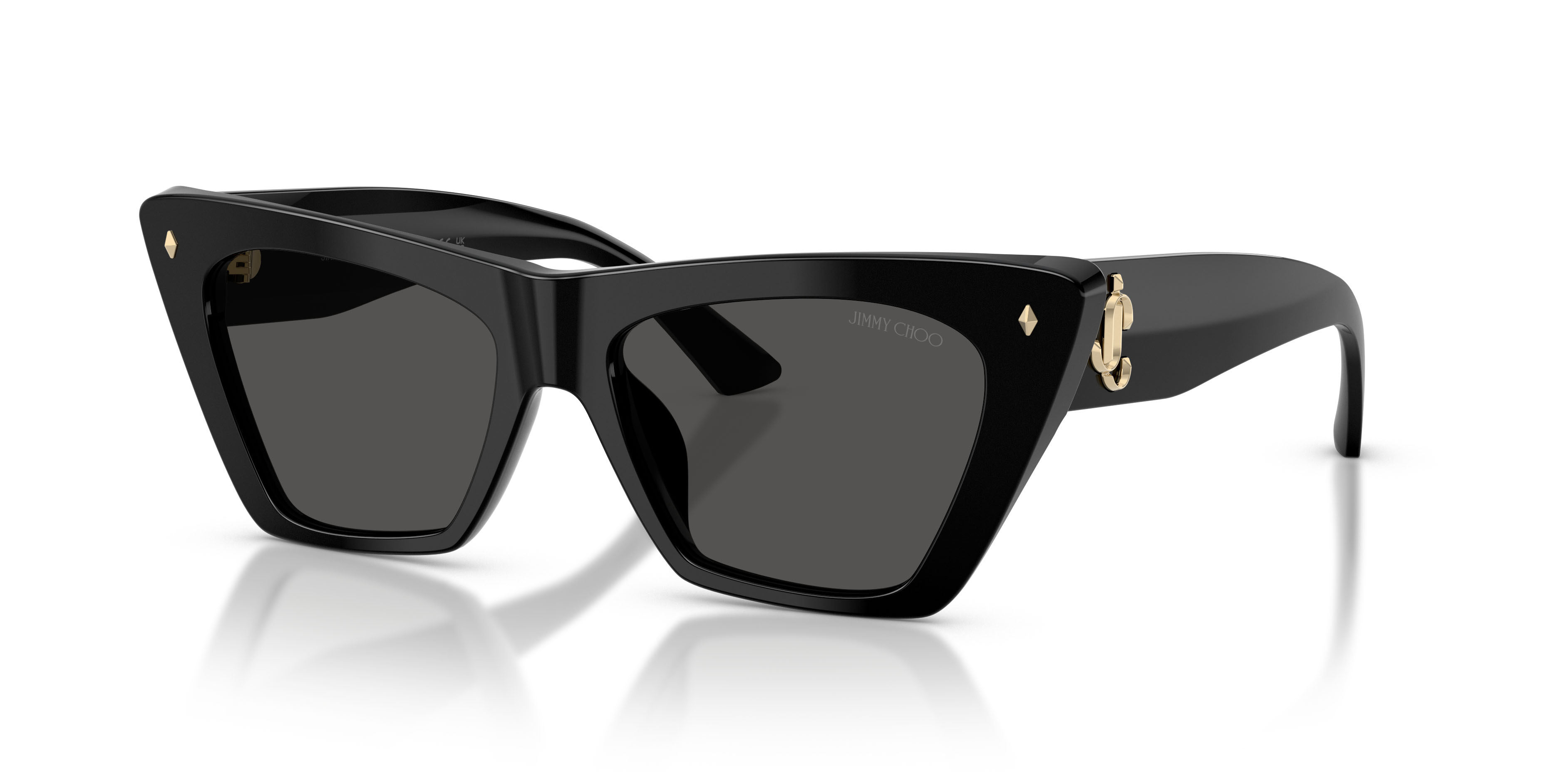 Jimmy Choo JC 5062U 500087 Nero Lenses Grigio scuro - Sunglasses