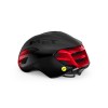 MET Manta mips nero rosso metallizzato opaco lucido 3HM133 NR1