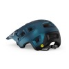 MET Terranova blu ottanio nero metallizzato opaco 3HM121 BL3
