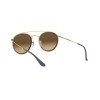 Ray-Ban Round Double Bridge RB 3647N (001/9U)