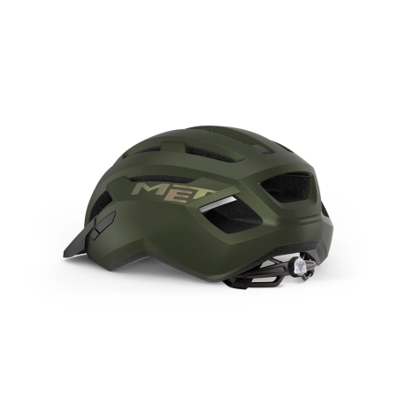 MET Allroad verde oliva iridescente opaco 3HM123 VE1