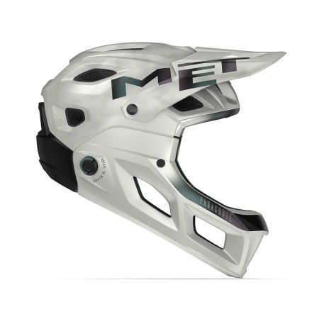 MET Parachute mcr mips bianco iridescente opaco 3HM120 BI1
