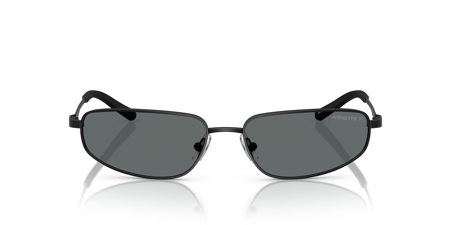 Sonnenbrillen Arnette Narro AN 3092 (737/81) farbe nero opaco form oval gläser polar grigio scuro