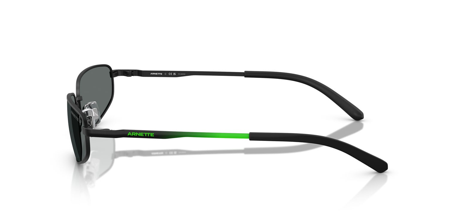 Sonnenbrillen Arnette Narro AN 3092 (737/81) farbe nero opaco form oval gläser polar grigio scuro