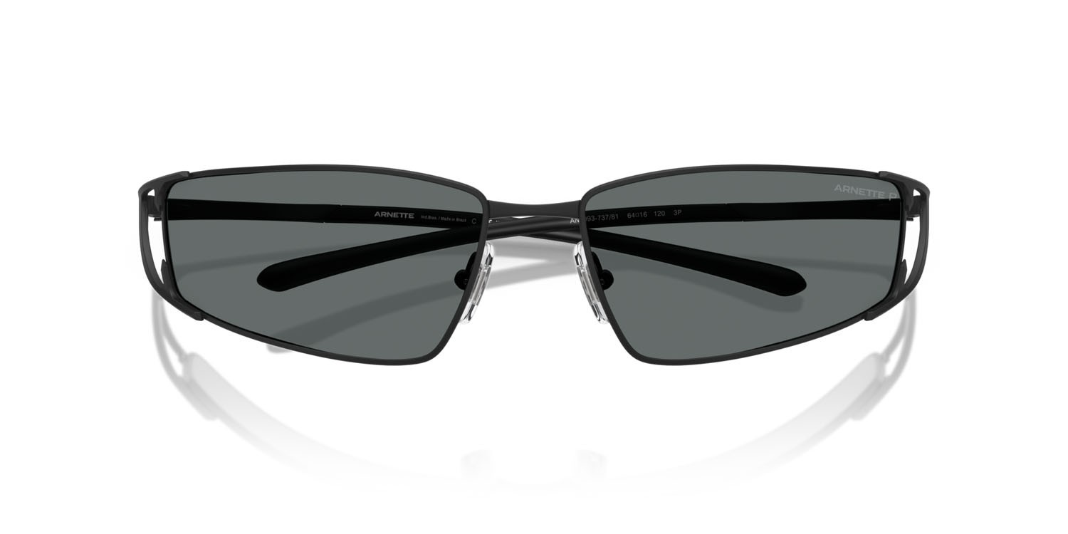 Sonnenbrillen Arnette The Junction AN 3093 (737/81) farbe nero opaco form unregelmäßig gläser polar grigia