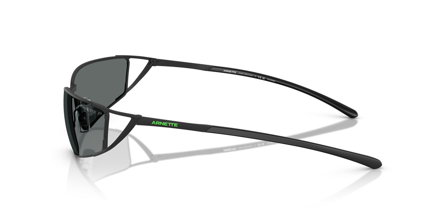 Sonnenbrillen Arnette The Junction AN 3093 (737/81) farbe nero opaco form unregelmäßig gläser polar grigia