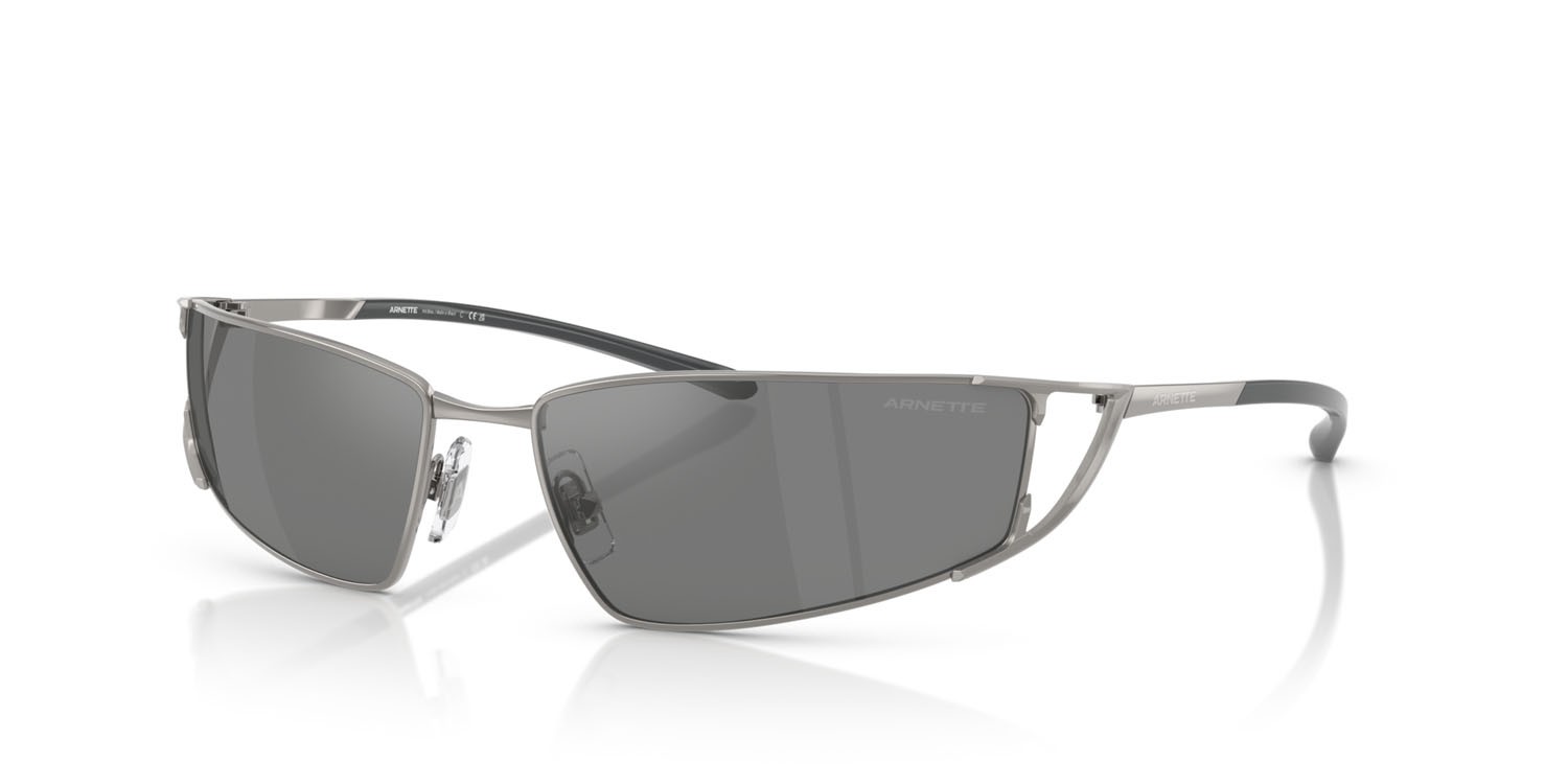 Sonnenbrillen Arnette The Junction AN 3093 (741/6G) farbe gunmetal form unregelmäßig gläser grigio argento specchiato