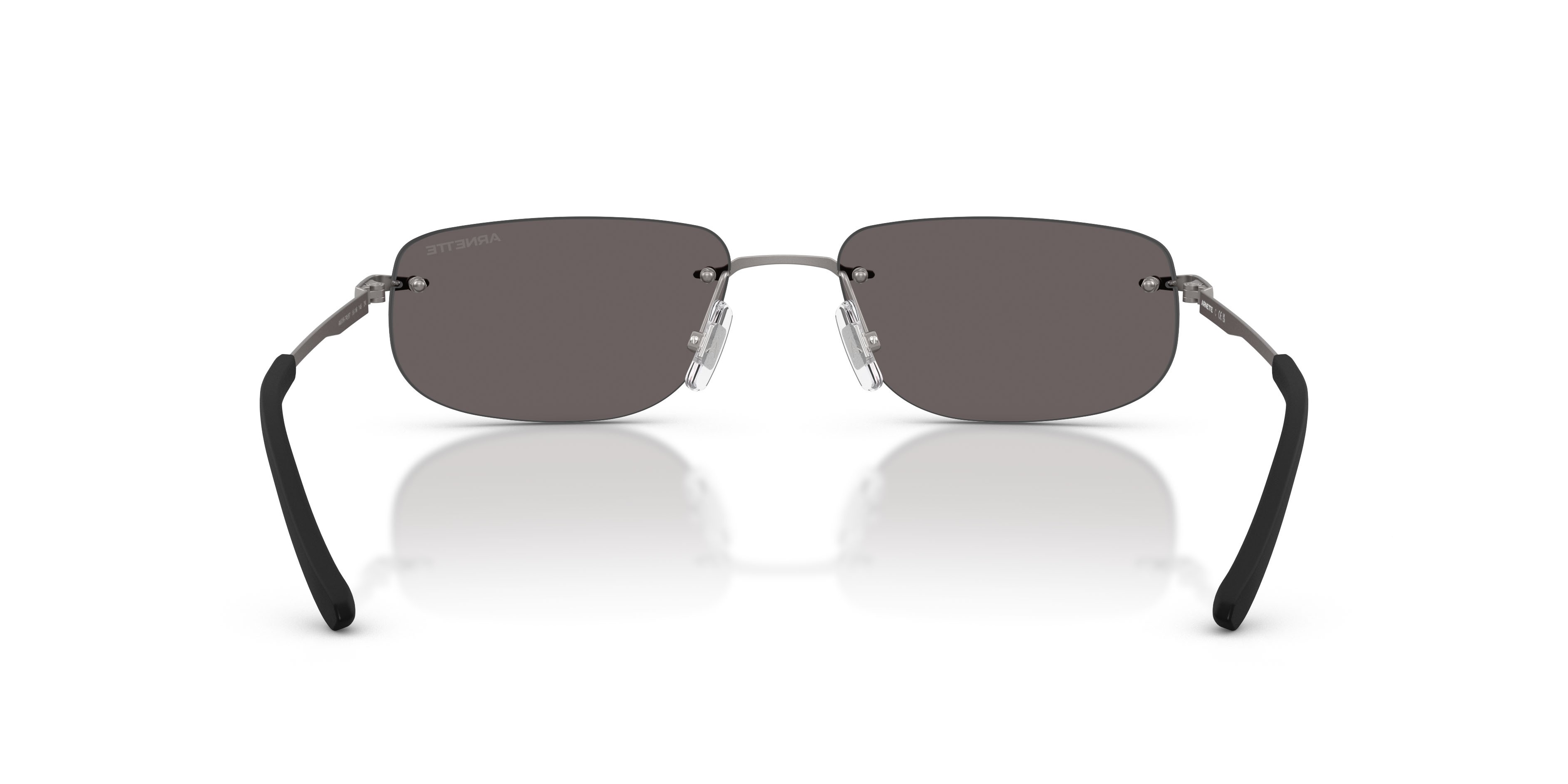 Sunglasses Arnette AN 3096 (745/87) color gunmetal opaco shape oval lenses nero/grigio fumo