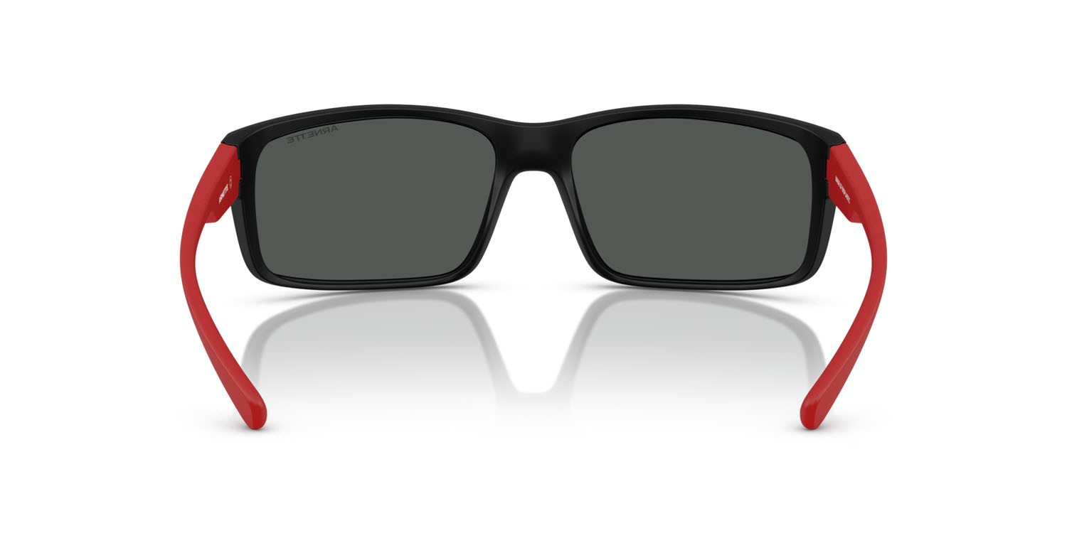 Sonnenbrillen Arnette Fastball 2.0 AN 4242 (275887) farbe nero opaco form rechteckig gläser grigio scuro