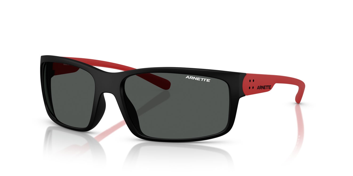 Sonnenbrillen Arnette Fastball 2.0 AN 4242 (275887) farbe nero opaco form rechteckig gläser grigio scuro