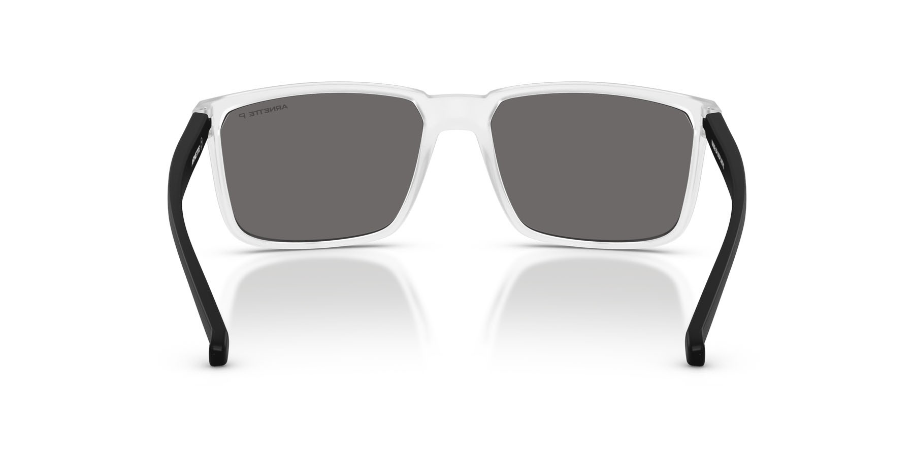Sonnenbrillen Arnette Stripe AN 4251 (2761Z3) farbe cristallo opaco form rechteckig gläser grey mirror silver 80 polarized