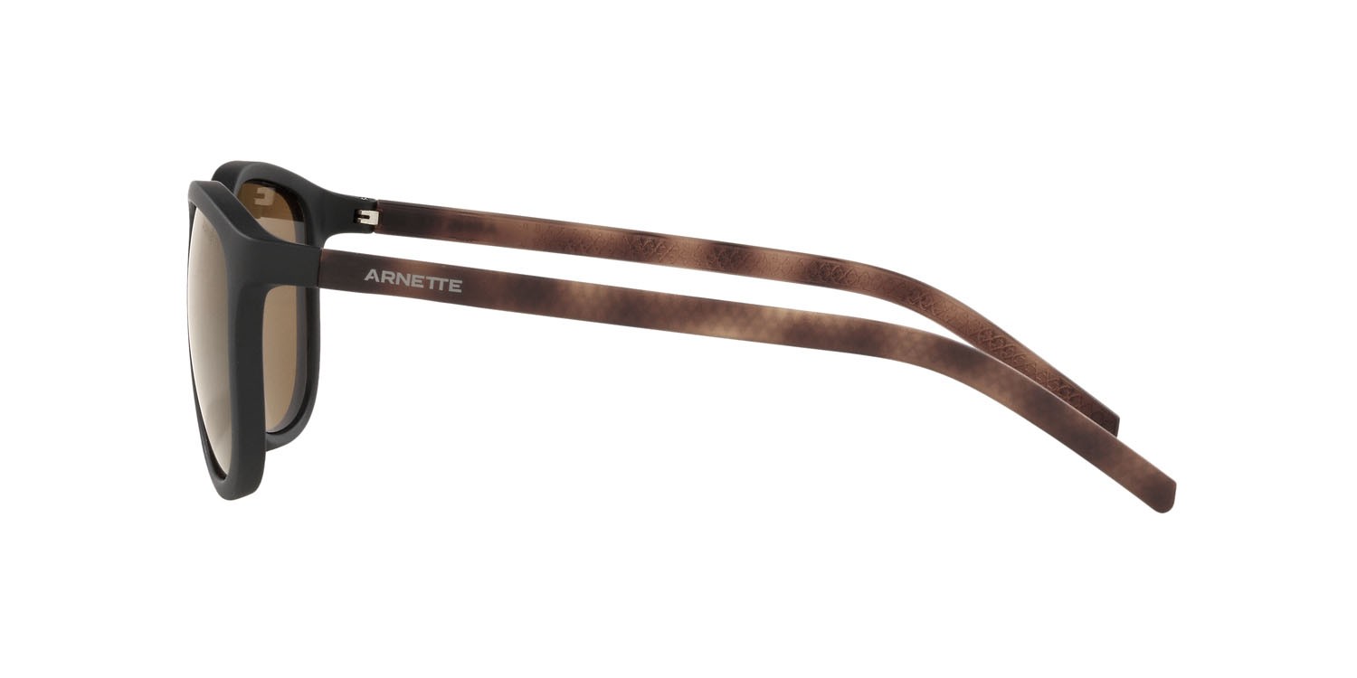 Sonnenbrillen Arnette Pykkewin AN 4277 (273083) farbe nero opaco form oval gläser marrone polarizzate