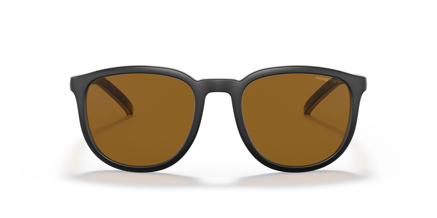 Sonnenbrillen Arnette Pykkewin AN 4277 (273083) farbe nero opaco form oval gläser marrone polarizzate