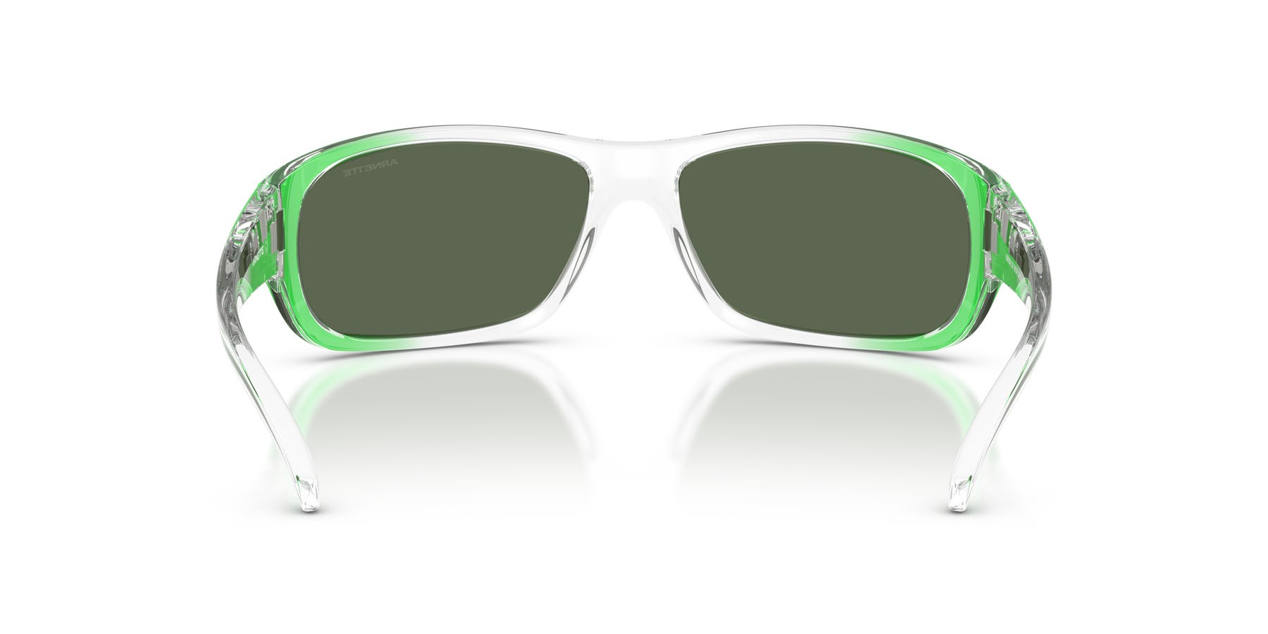 Sonnenbrillen Arnette Uka-uka AN 4290 (301871) farbe crystal sfumato verde form rechteckig gläser verde scuro