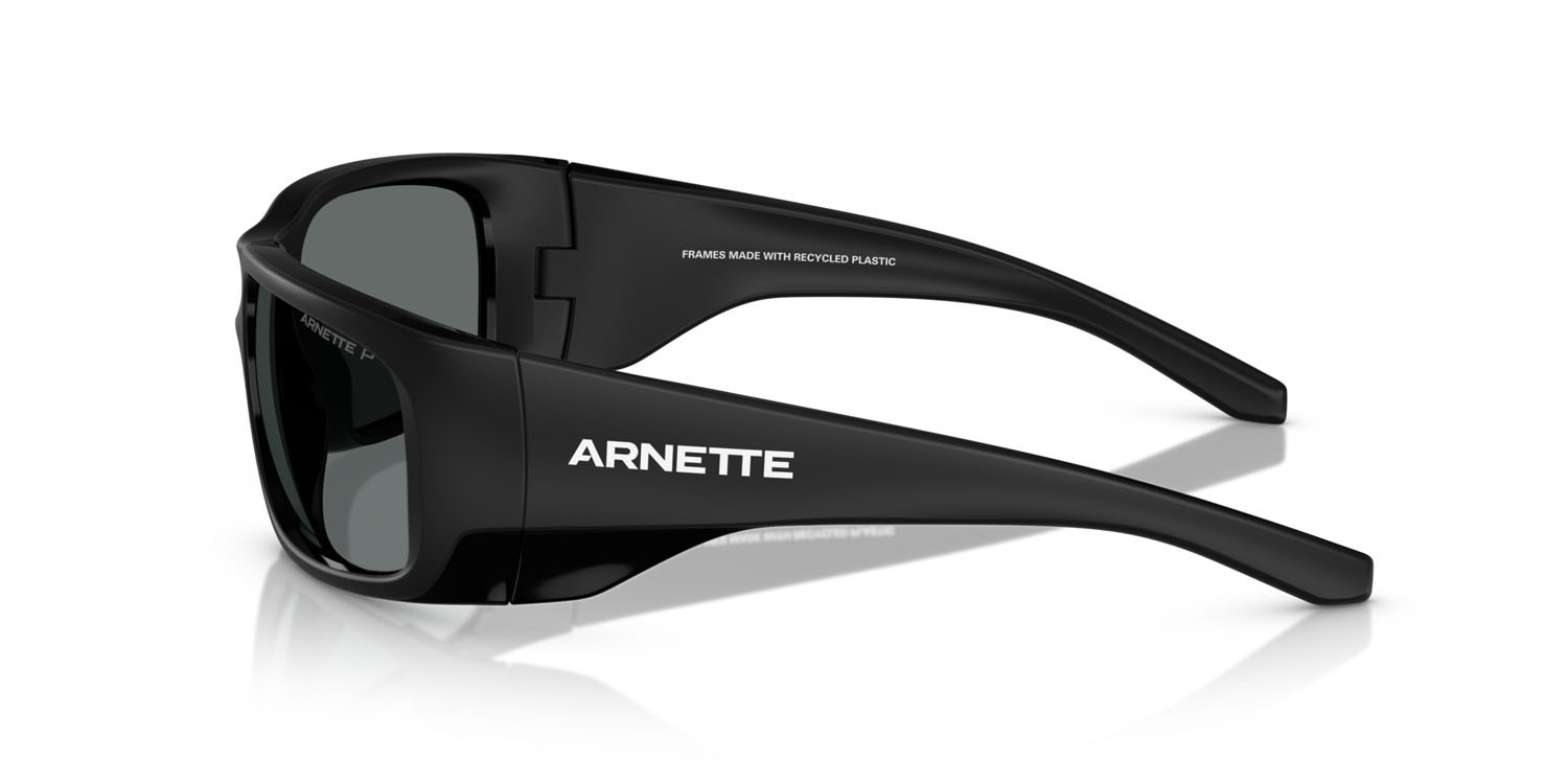Sonnenbrillen Arnette Flipside AN 4345 (290081) farbe top nero opaco/lucido form quadratisch gläser polar grigia