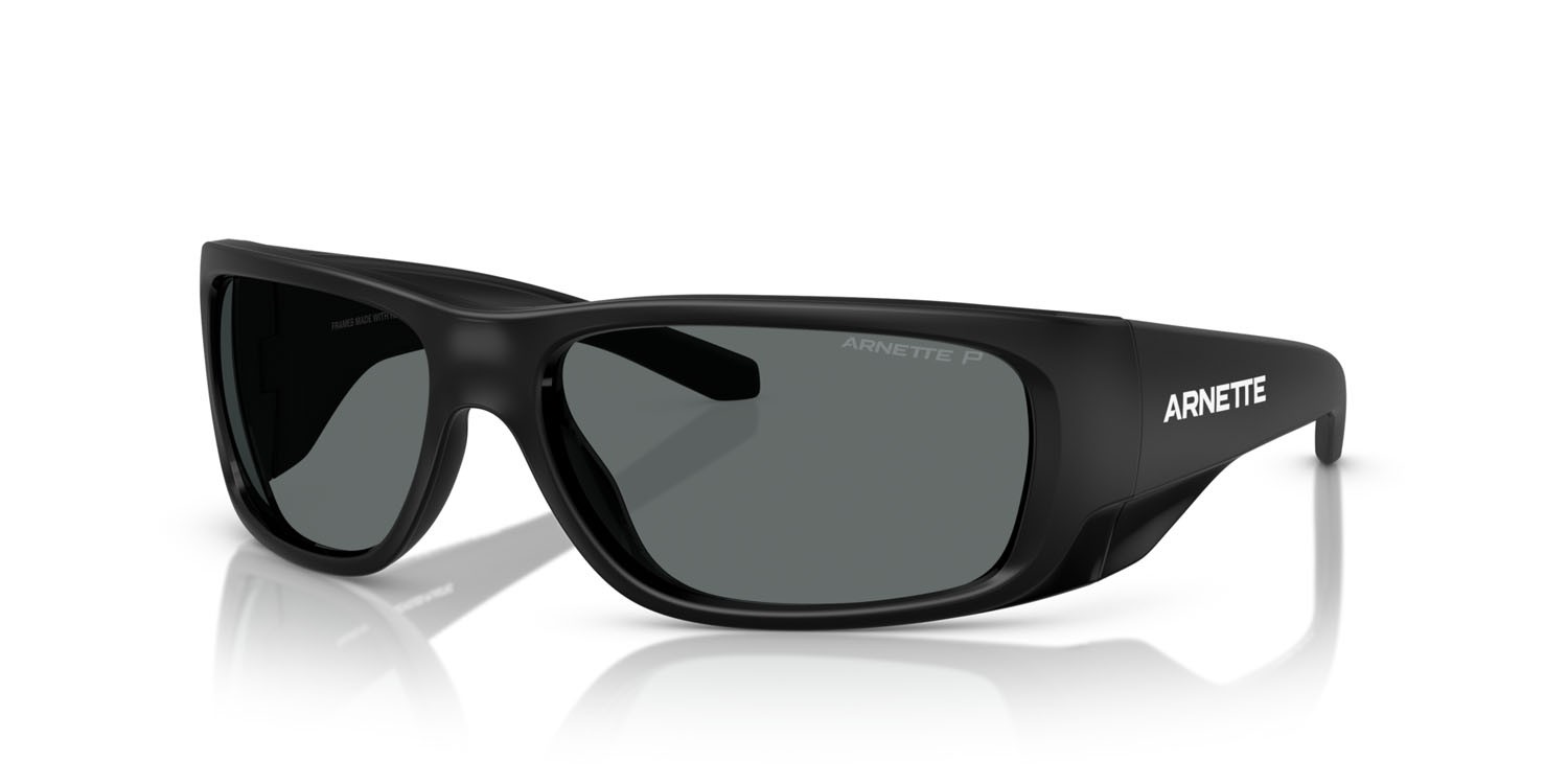 Sonnenbrillen Arnette Flipside AN 4345 (290081) farbe top nero opaco/lucido form quadratisch gläser polar grigia
