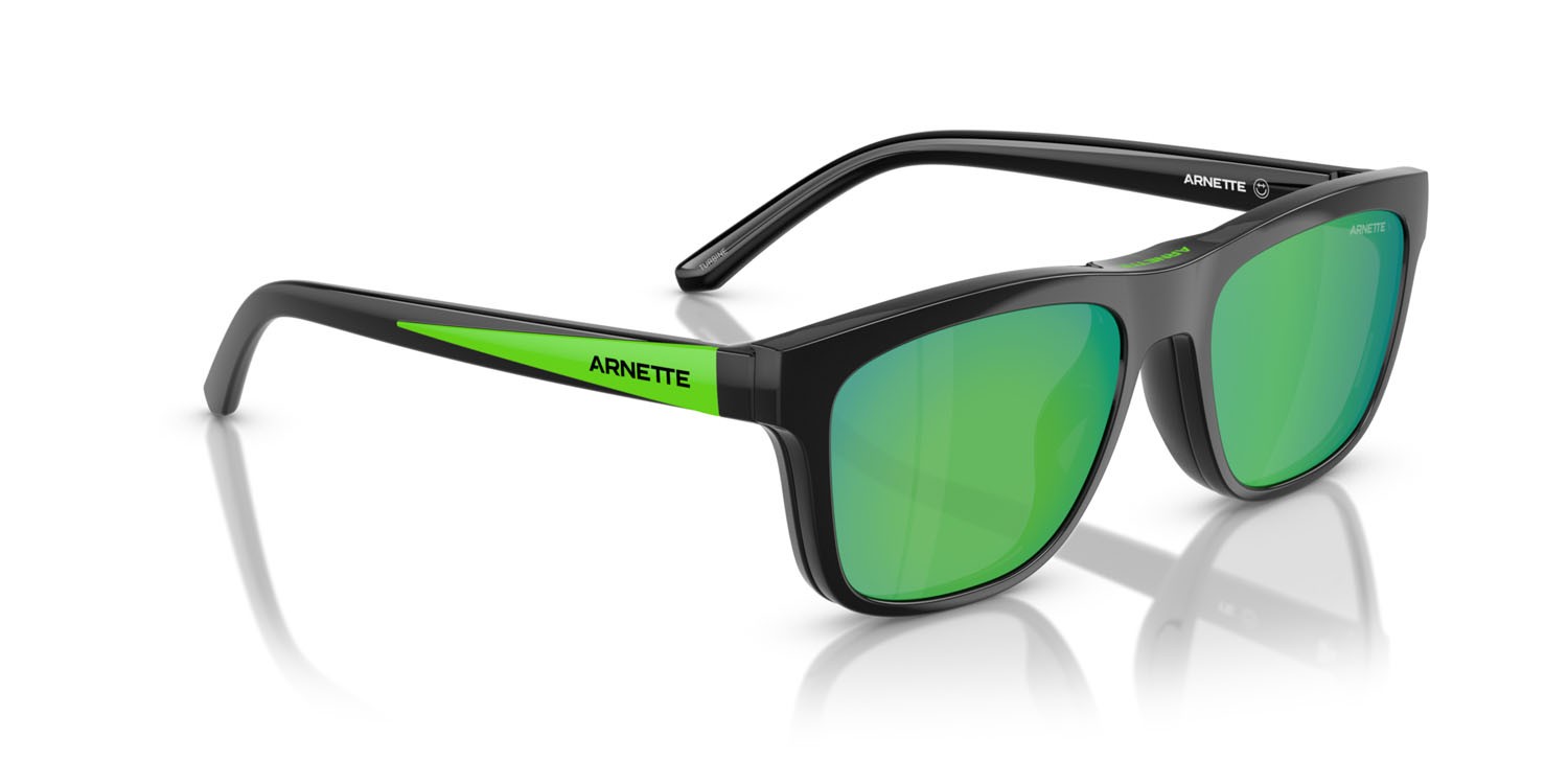 Sonnenbrillen Arnette Turbine AN 4347U (27531W) farbe nero form quadratisch gläser trasparente