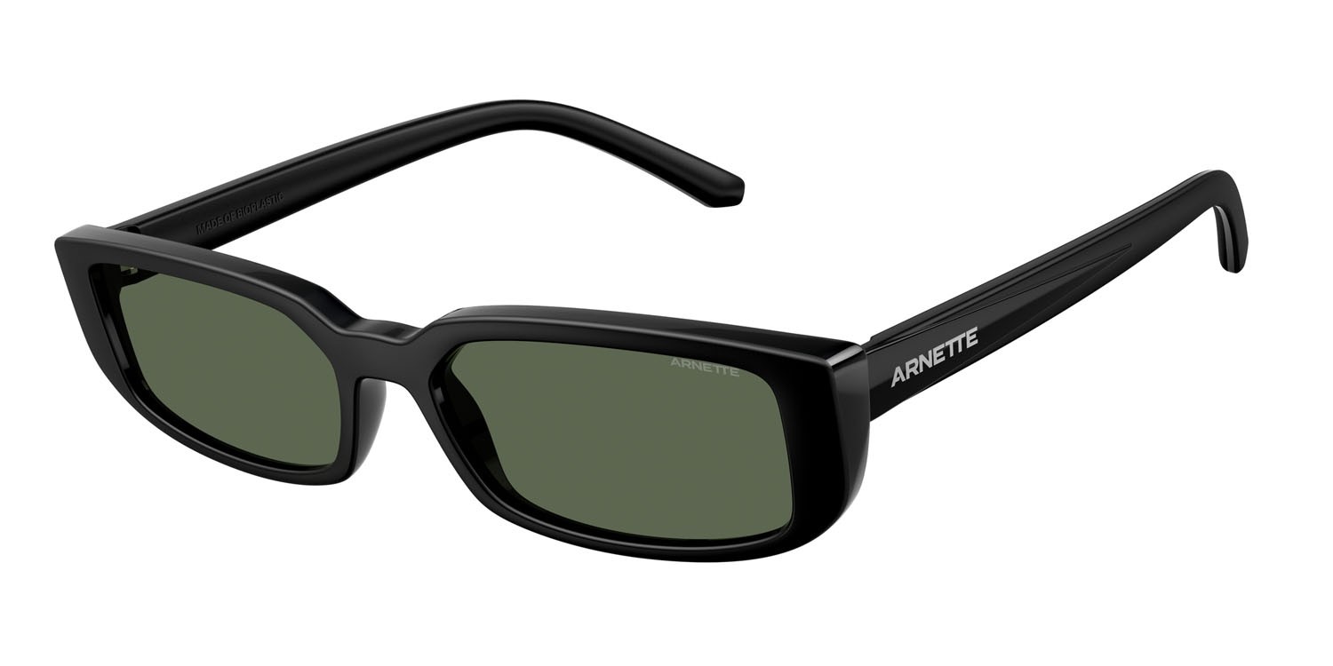 Sonnenbrillen Arnette Jet AN 4348 (275871) farbe nero opaco form rechteckig gläser verde scuro