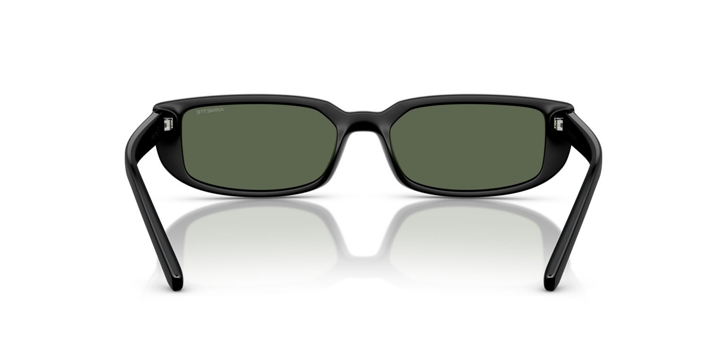 Sonnenbrillen Arnette Jet AN 4348 (275871) farbe nero opaco form rechteckig gläser verde scuro