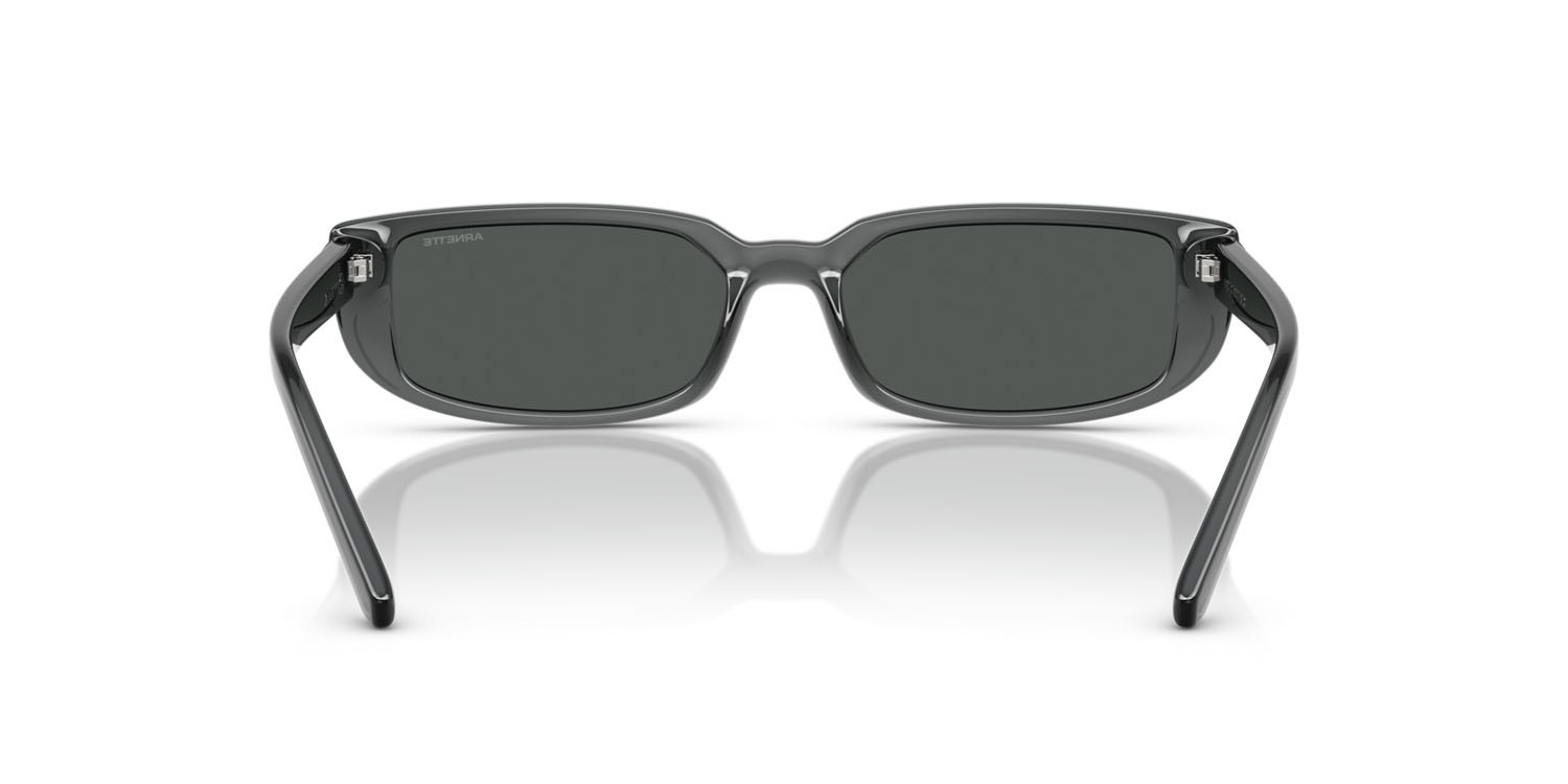 Sonnenbrillen Arnette Jet AN 4348 (296787) farbe grigio trasparente form rechteckig gläser grigio scuro