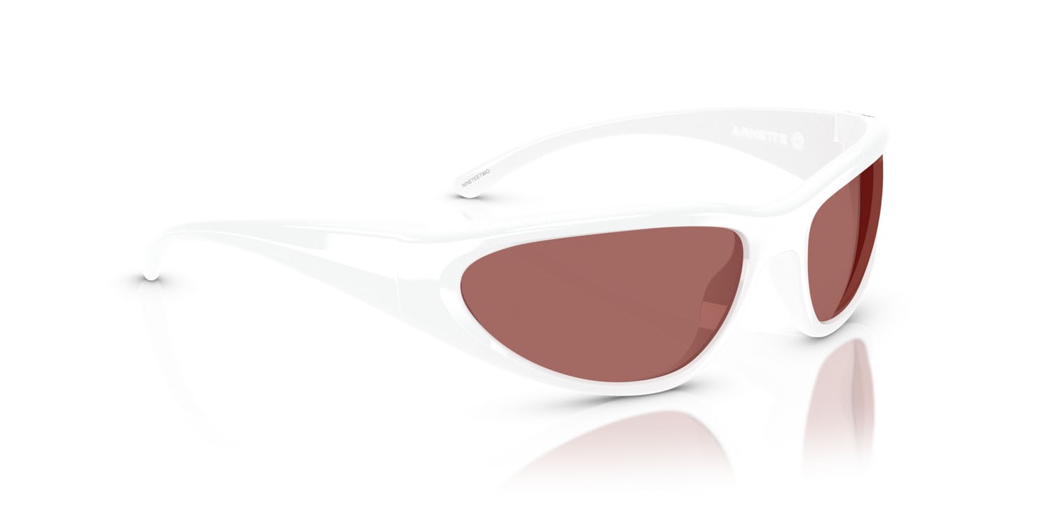 Sunglasses Arnette Nineteetwo AN 4352 (298869) color bianco shape oval lenses violetto scuro