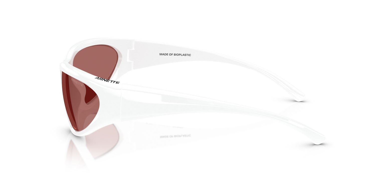 Sunglasses Arnette Nineteetwo AN 4352 (298869) color bianco shape oval lenses violetto scuro