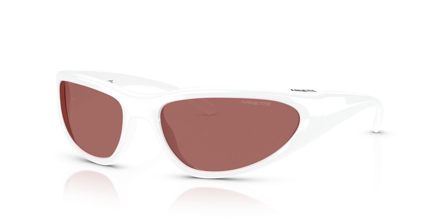 Sunglasses Arnette Nineteetwo AN 4352 (298869) color bianco shape oval lenses violetto scuro