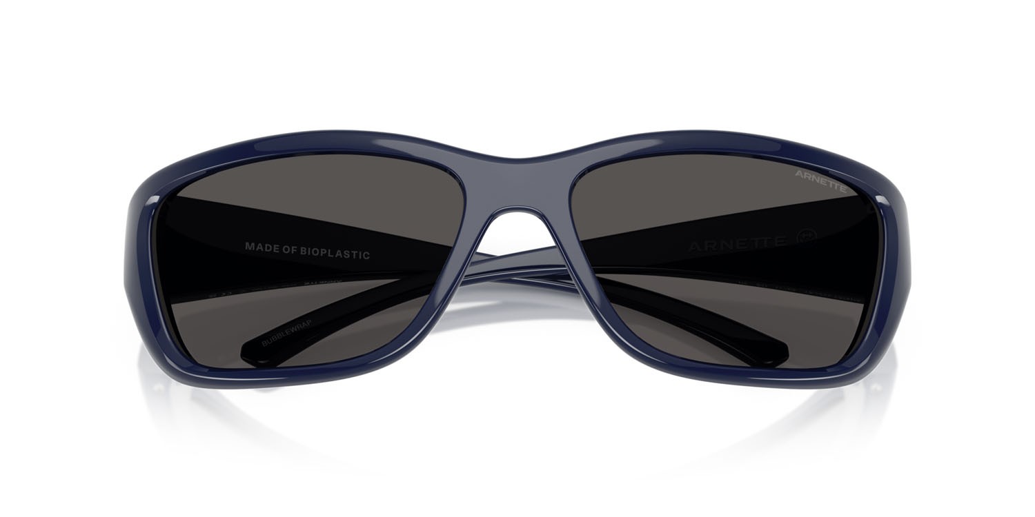 Sonnenbrillen Arnette Bubblewrap AN 4353 (275487) farbe blu scuro form quadratisch gläser grigio scuro