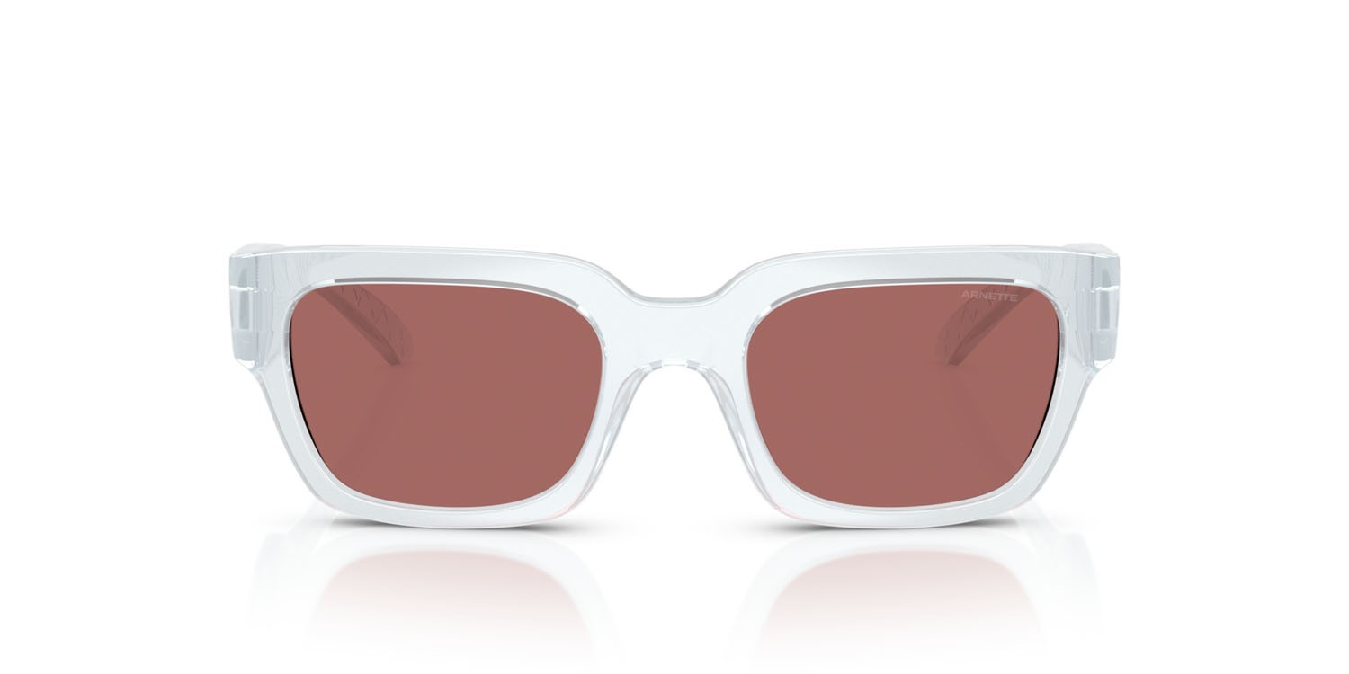 Sunglasses Arnette Myndegap AN 4354 (298969) color ghiaccio trasparente shape square lenses violetto scuro