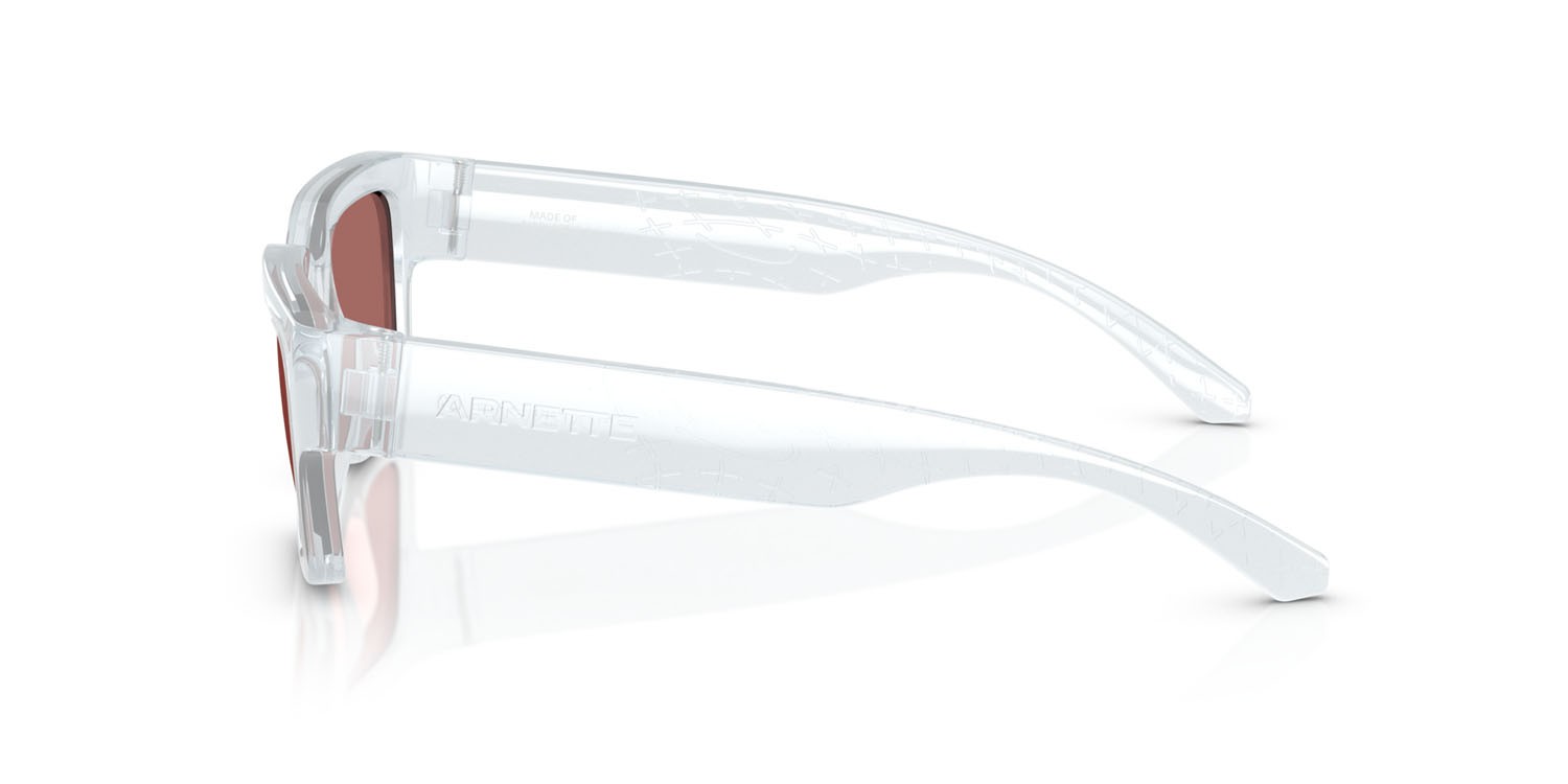 Sunglasses Arnette Myndegap AN 4354 (298969) color ghiaccio trasparente shape square lenses violetto scuro