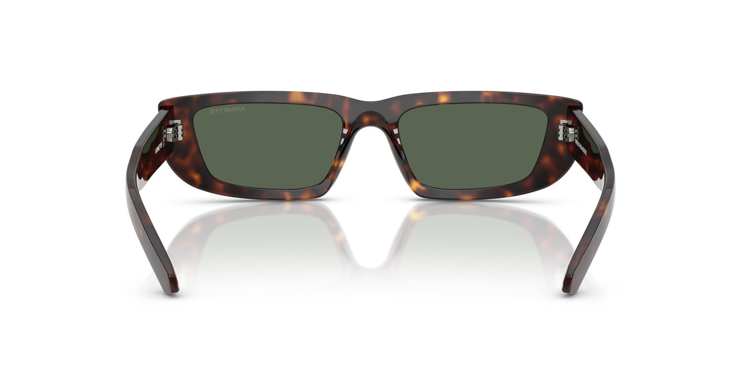 Sunglasses Arnette Al AN 4357 (122271) color havana scuro shape rectangle lenses verde scuro