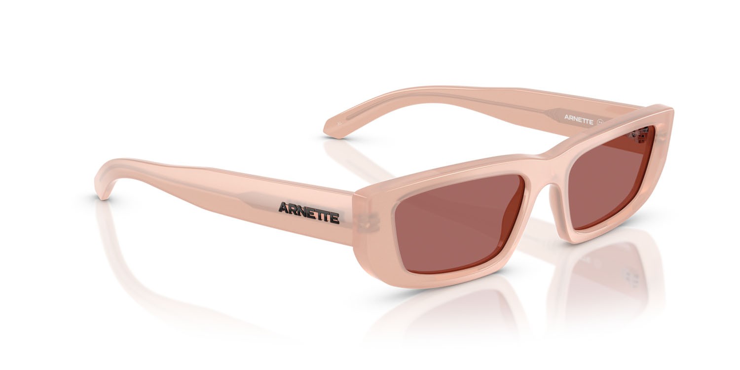 Sonnenbrillen Arnette Al AN 4357 (124769) farbe pesca opalino form rechteckig gläser violetto scuro