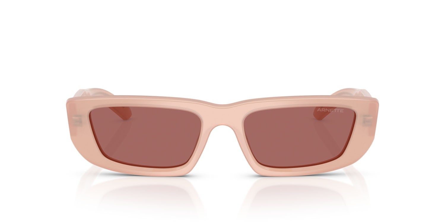 Sonnenbrillen Arnette Al AN 4357 (124769) farbe pesca opalino form rechteckig gläser violetto scuro