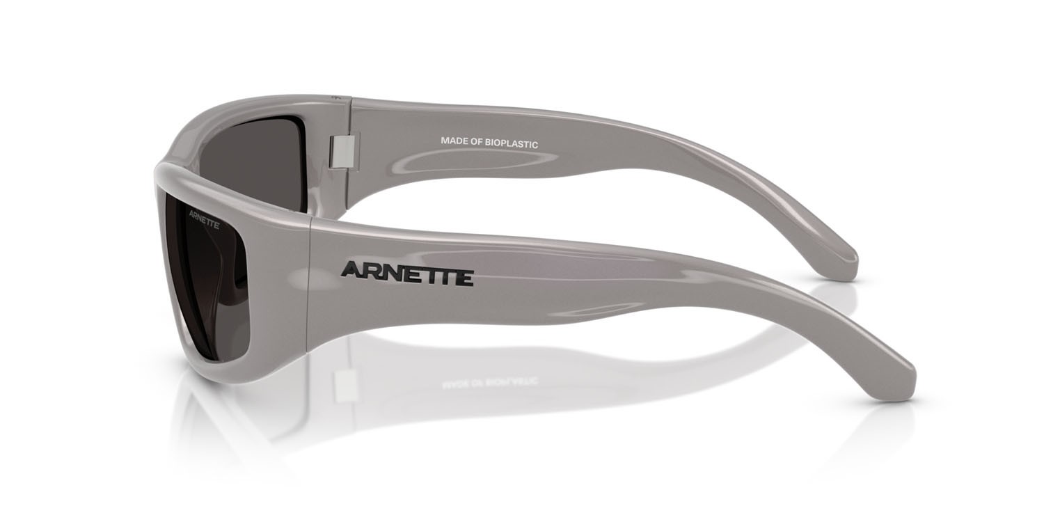 Sonnenbrillen Arnette Zyme AN 4358 (296187) farbe argento metallizzato form quadratisch gläser grigio scuro