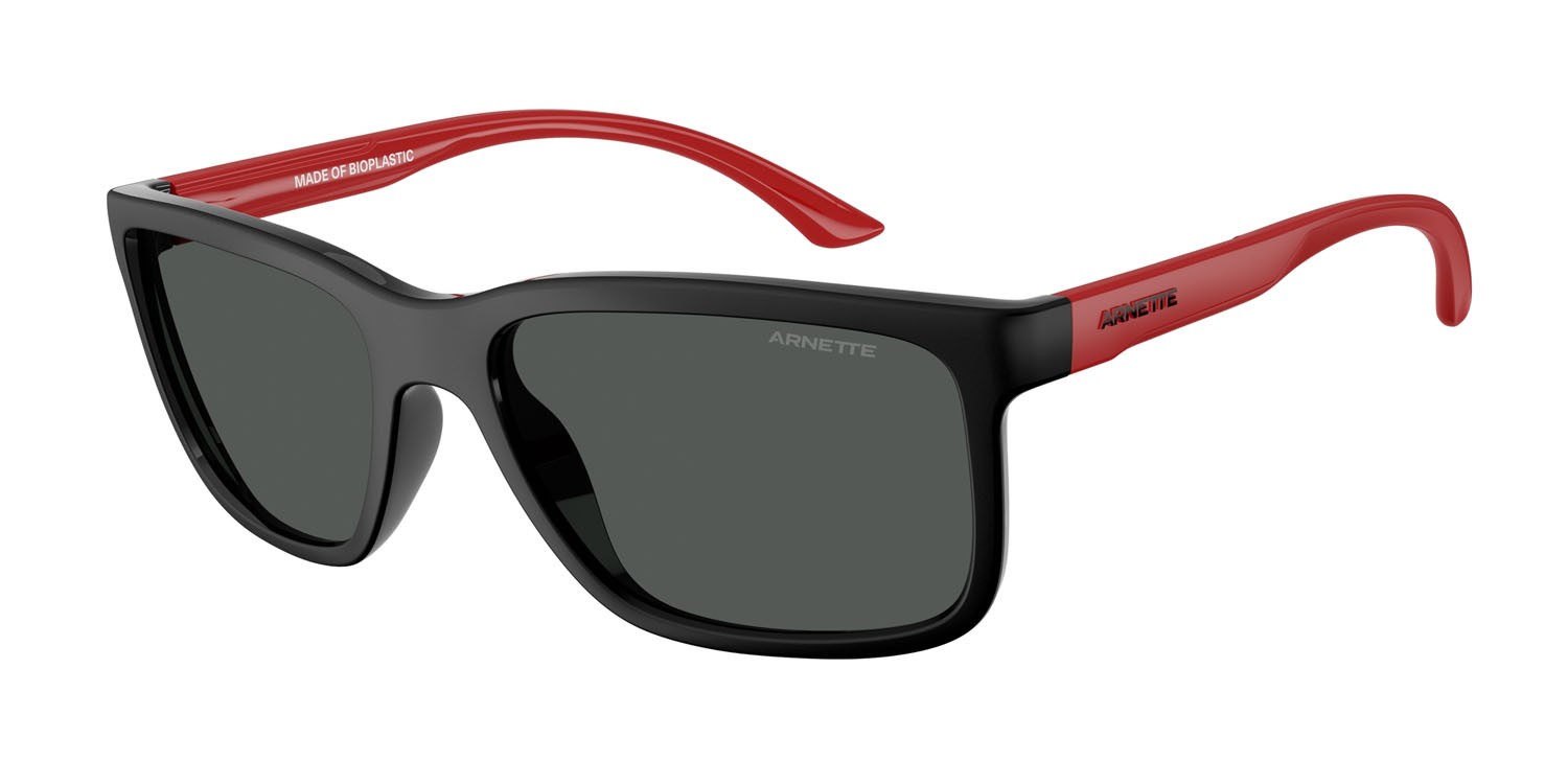 Sonnenbrillen Arnette Headlight AN 4359 (275887) farbe black matte/shiny form rechteckig gläser grigio scuro
