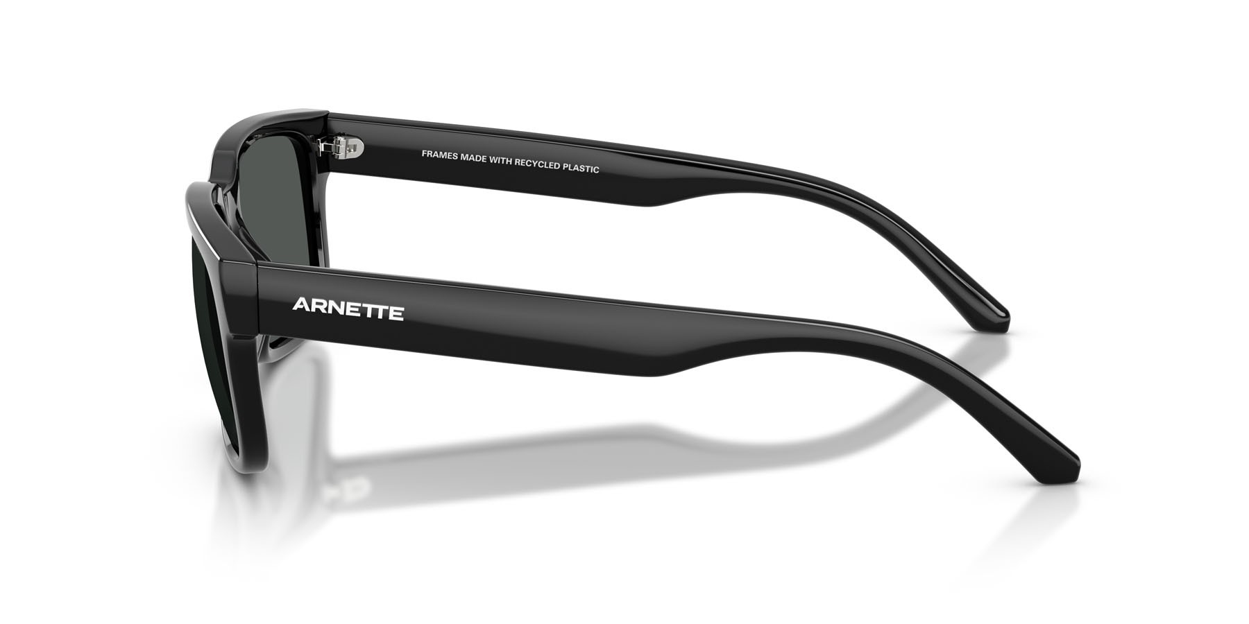 Sunglasses Arnette Twister AN 4362 (290087) color nero shape square lenses grigio scuro