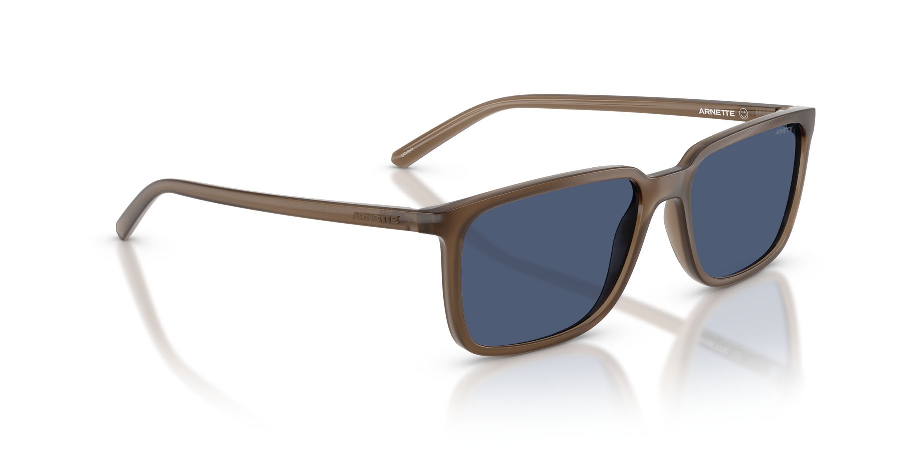 Sunglasses Arnette Dinsky AN 4364 (299780) color tabacco opalino shape square lenses blu scuro