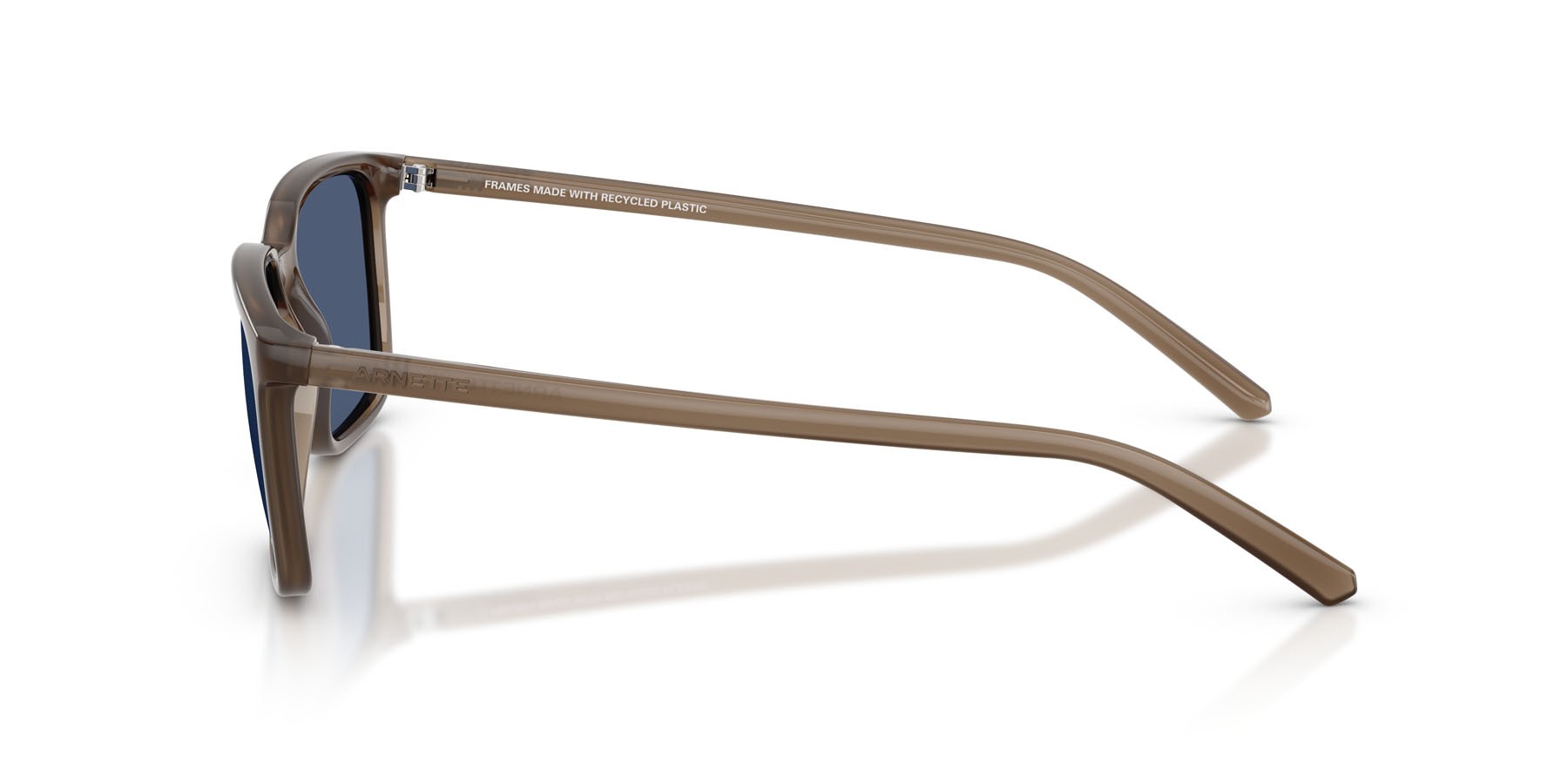 Sunglasses Arnette Dinsky AN 4364 (299780) color tabacco opalino shape square lenses blu scuro