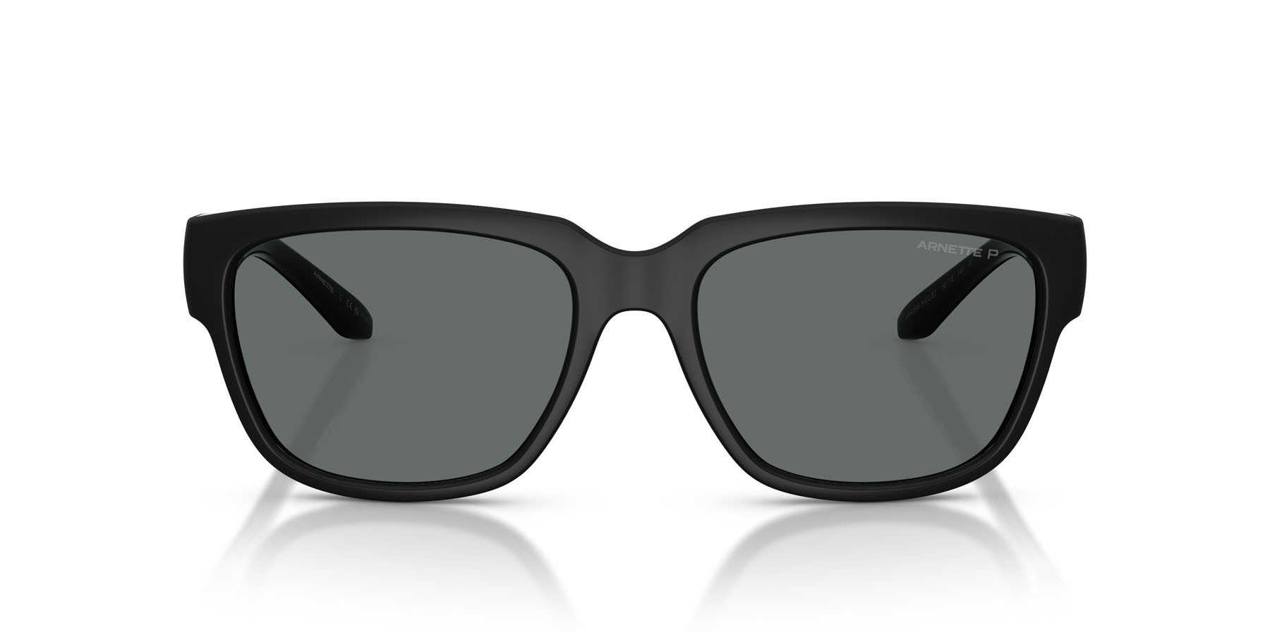 Sonnenbrillen Arnette Bounce AN 4366 (300281) farbe nero form quadratisch gläser polarized grigio scuro