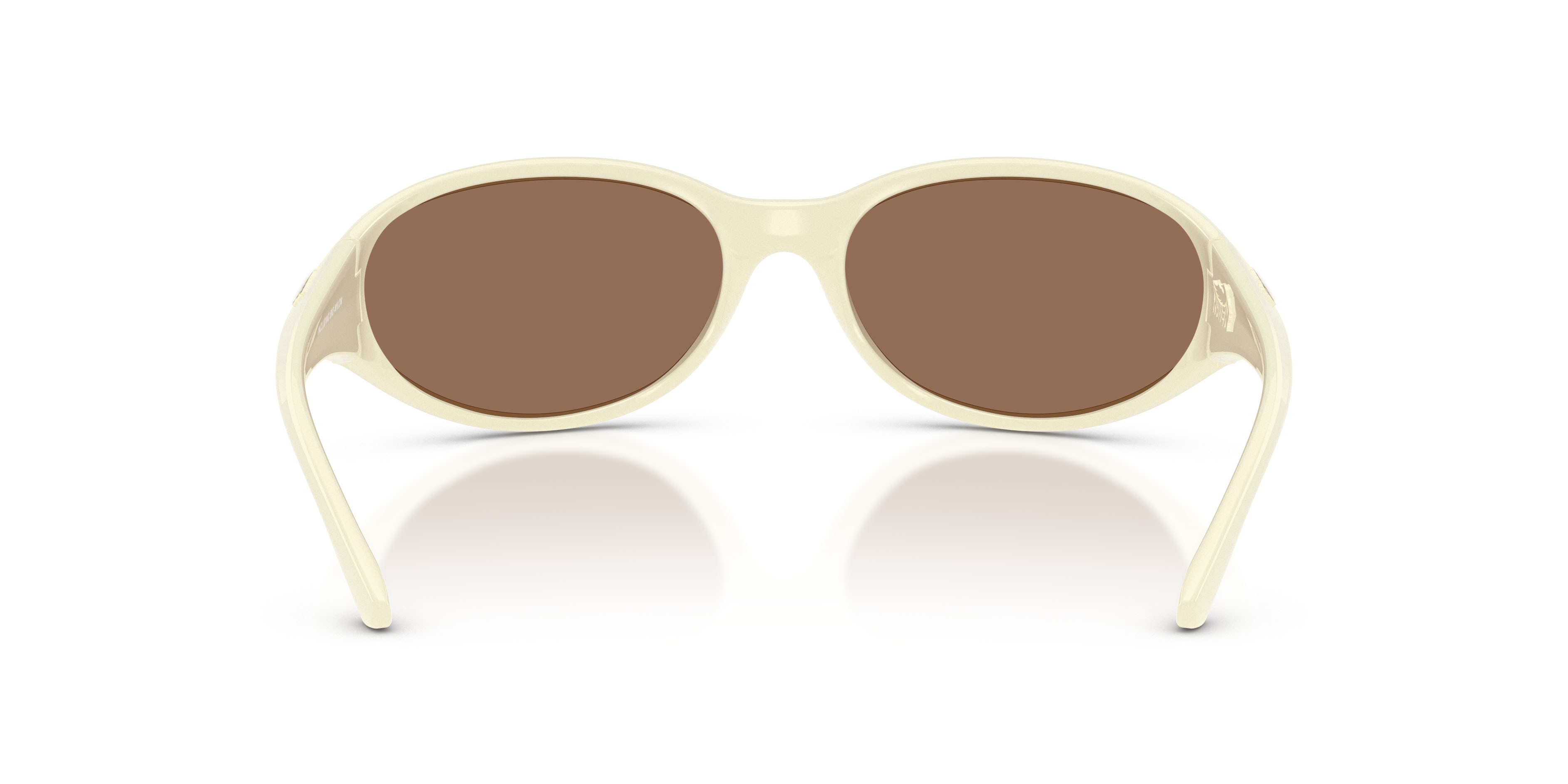 Sonnenbrillen Arnette Raven AN 4368 (302973) farbe bianco latte form oval gläser marrone scuro