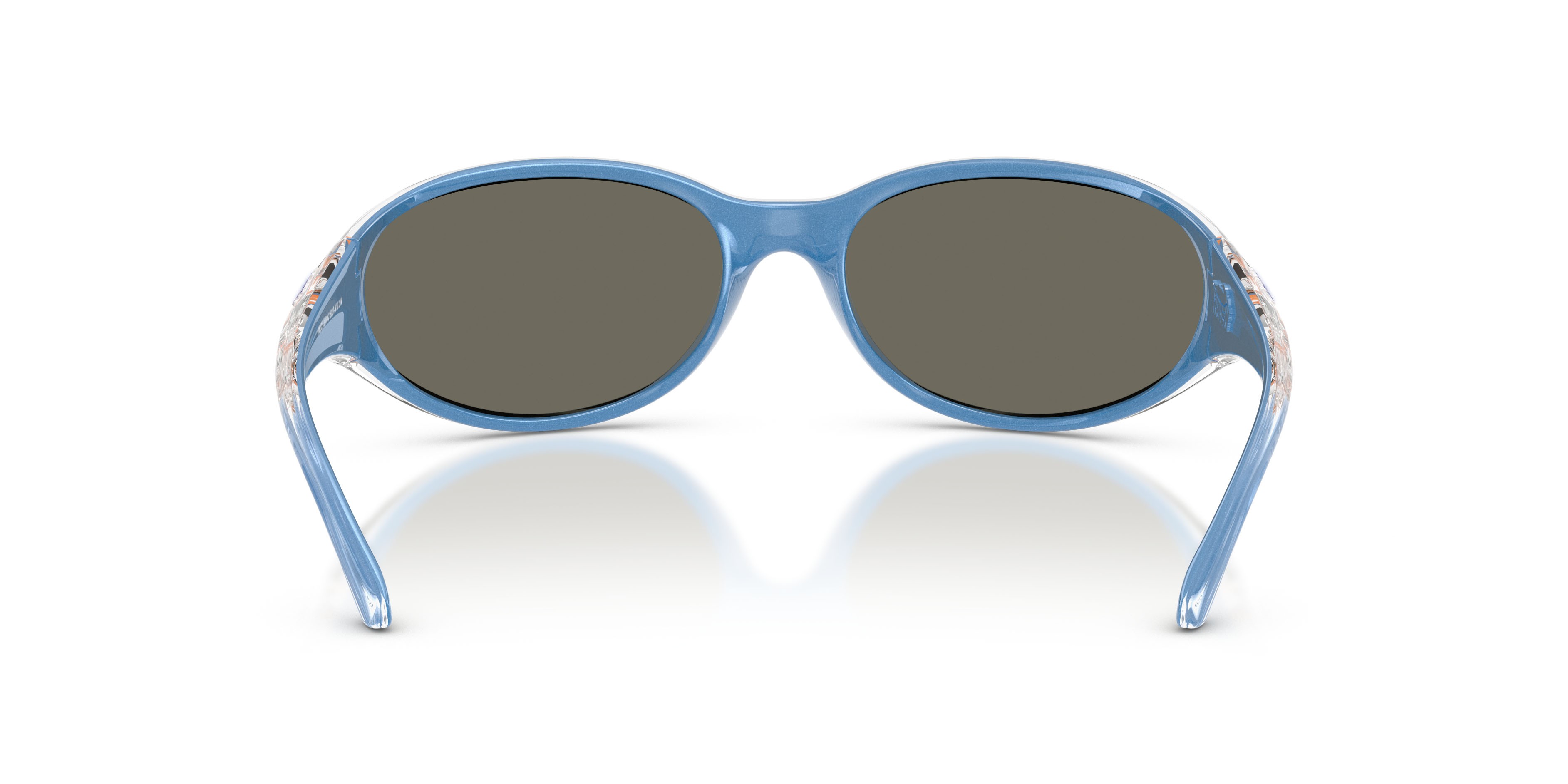 Sunglasses Arnette Raven AN 4368 (30367P) color arancione flashcoat shape oval lenses marrone specchiato oro
