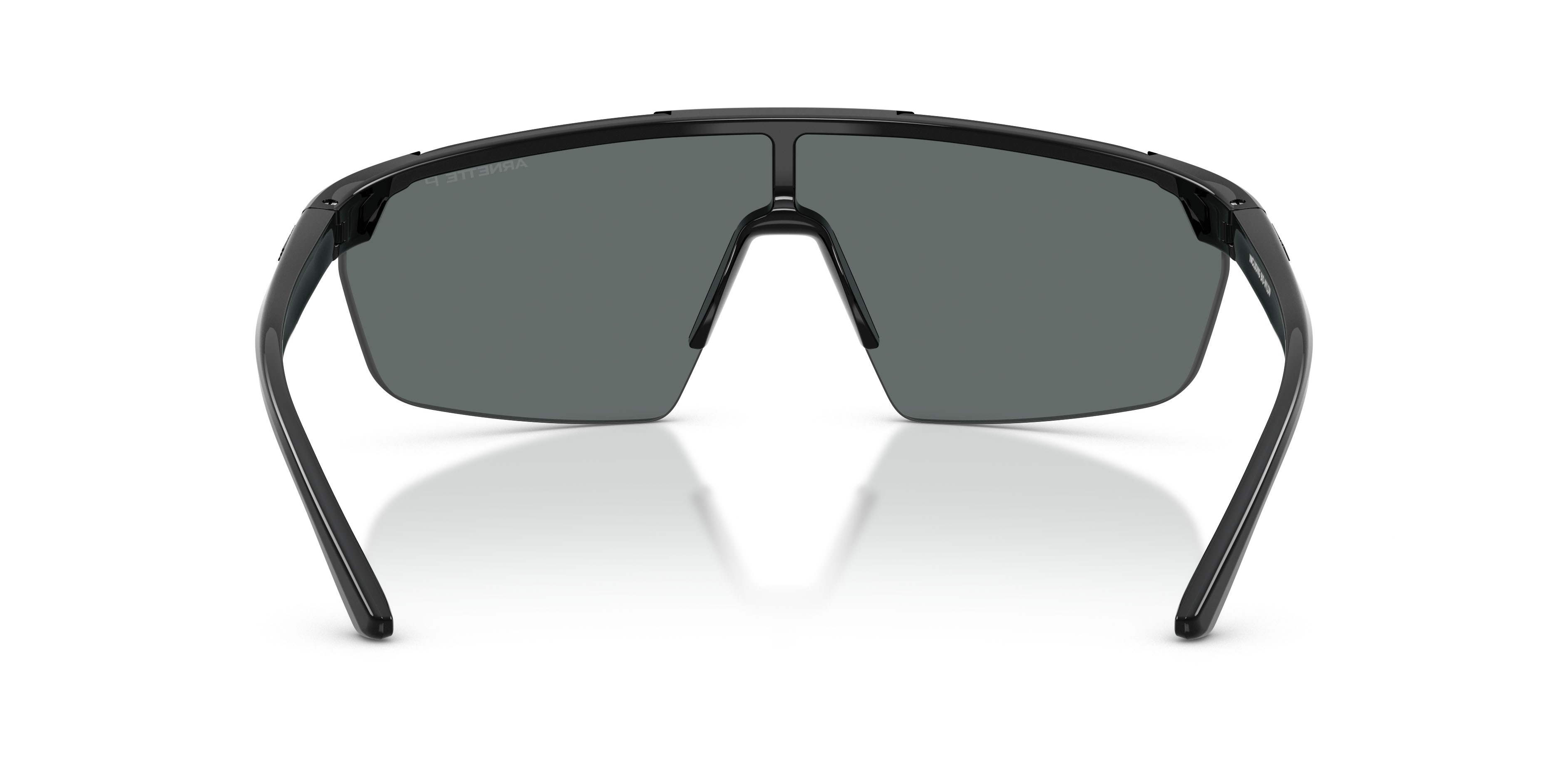 Sunglasses Arnette AN 4369 (290081) color nero shape irregular lenses polar grigio scuro