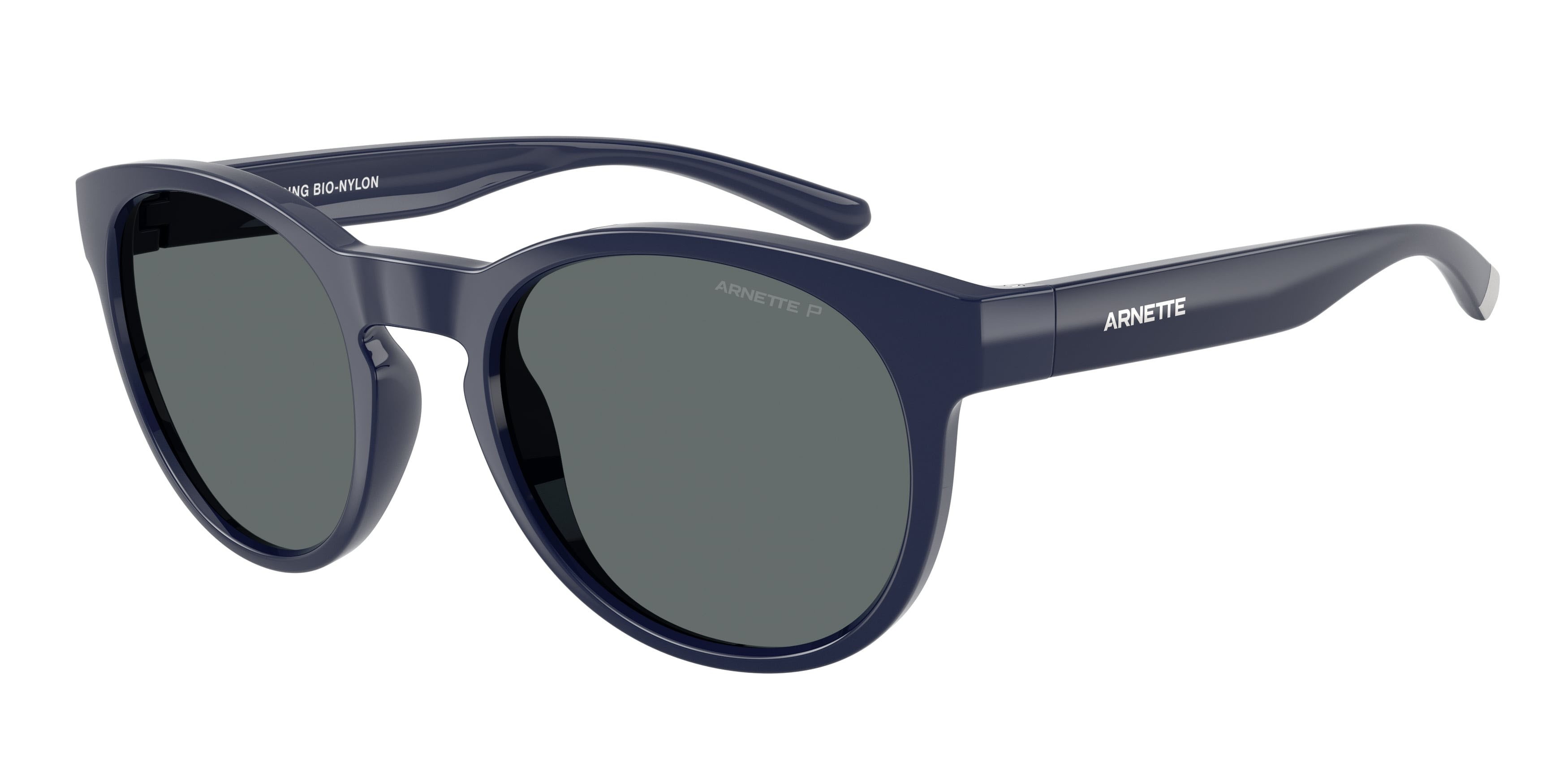 Sunglasses Arnette AN 4371 (275481) color blu scuro shape pantos lenses polarized grigio scuro