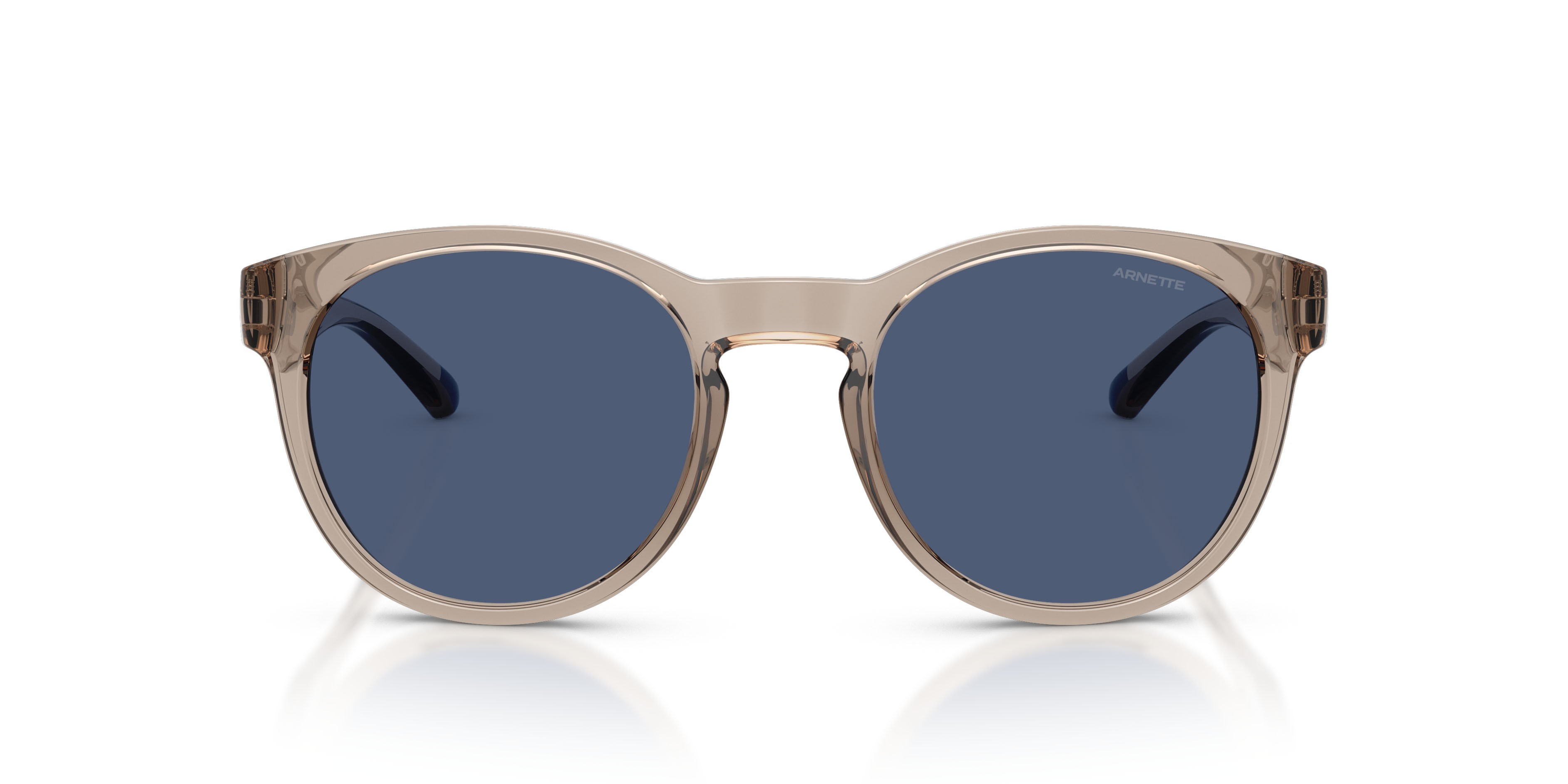 Sonnenbrillen Arnette AN 4371 (303080) farbe beige trasparente form pantos gläser blu scuro