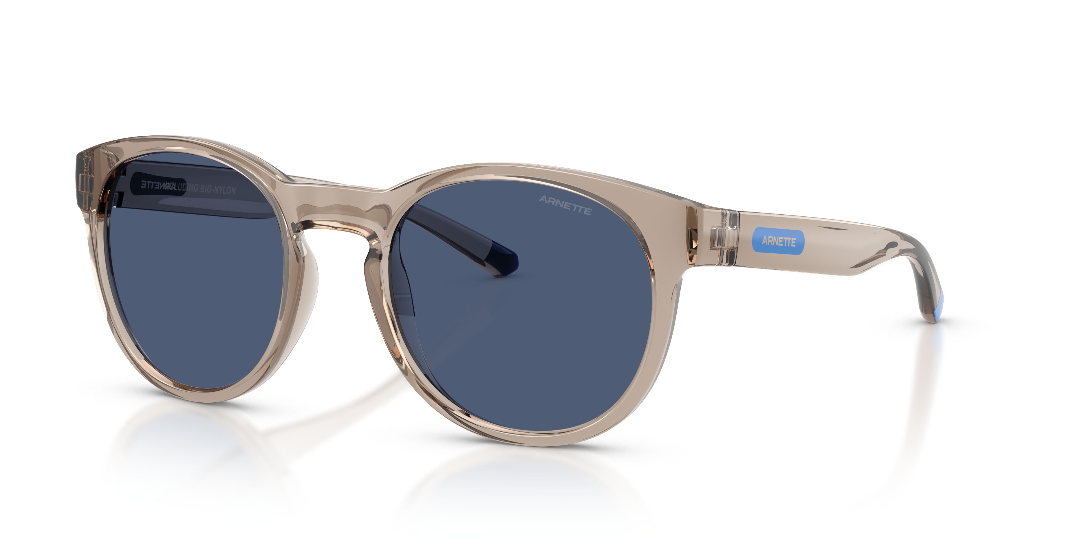 Sonnenbrillen Arnette AN 4371 (303080) farbe beige trasparente form pantos gläser blu scuro