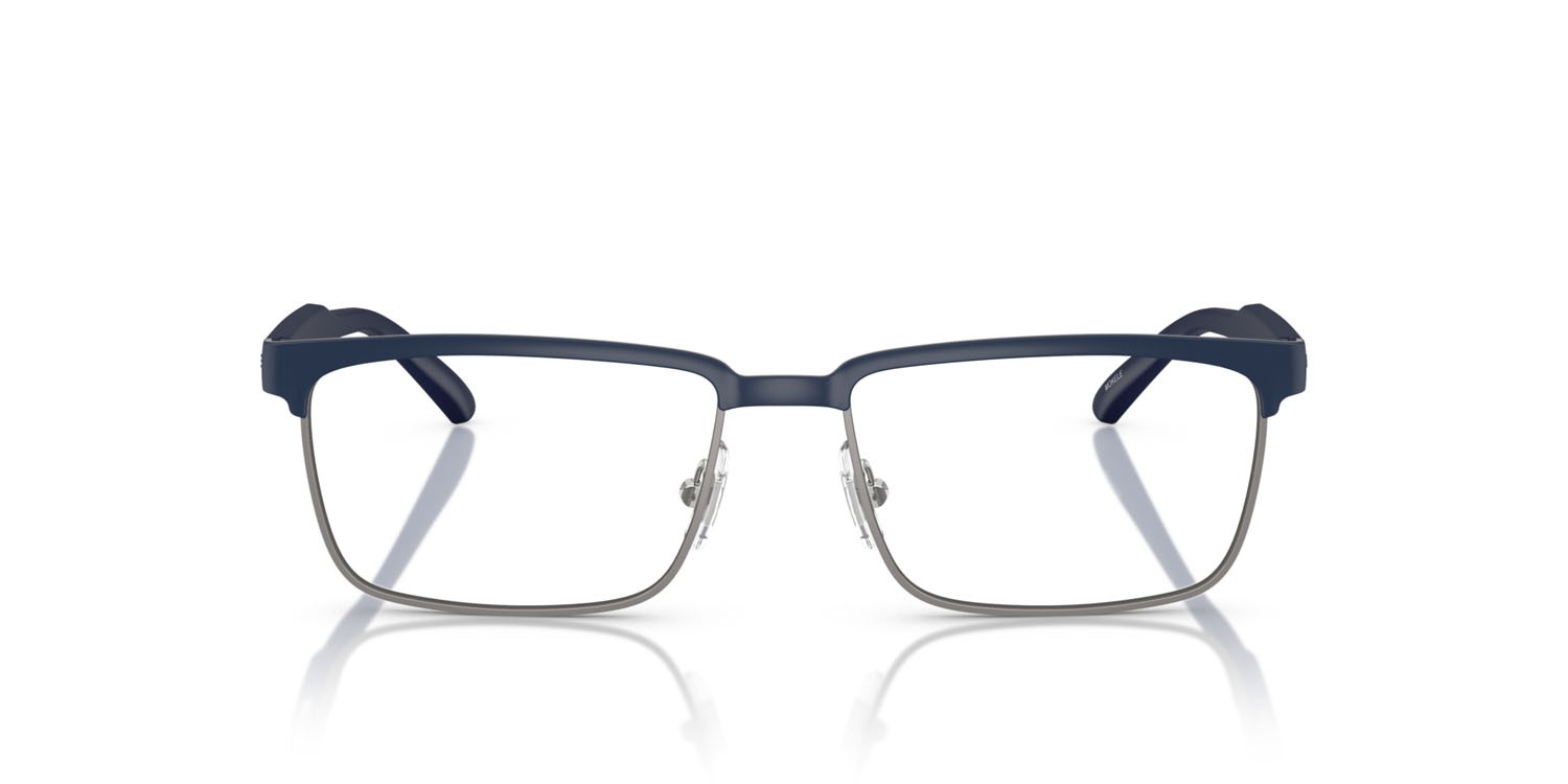 Occhiali da vista Arnette Mokele AN 6131 (773) colore blu scuro opaco forma rettangolare lenti lente demo