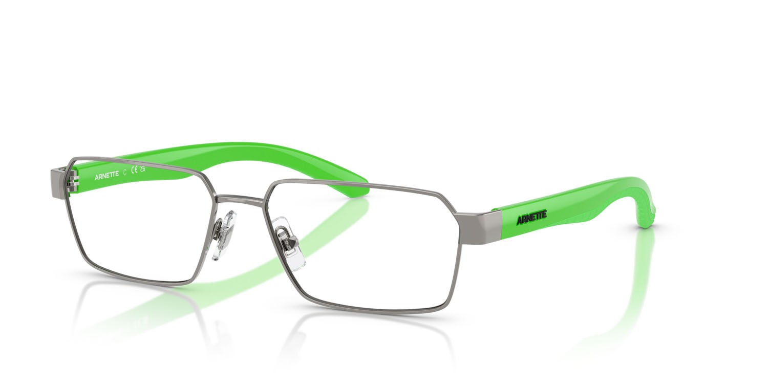 Occhiali da vista Arnette Greyscale AN 6144 (741) colore gunmetal forma rettangolare lenti lente demo