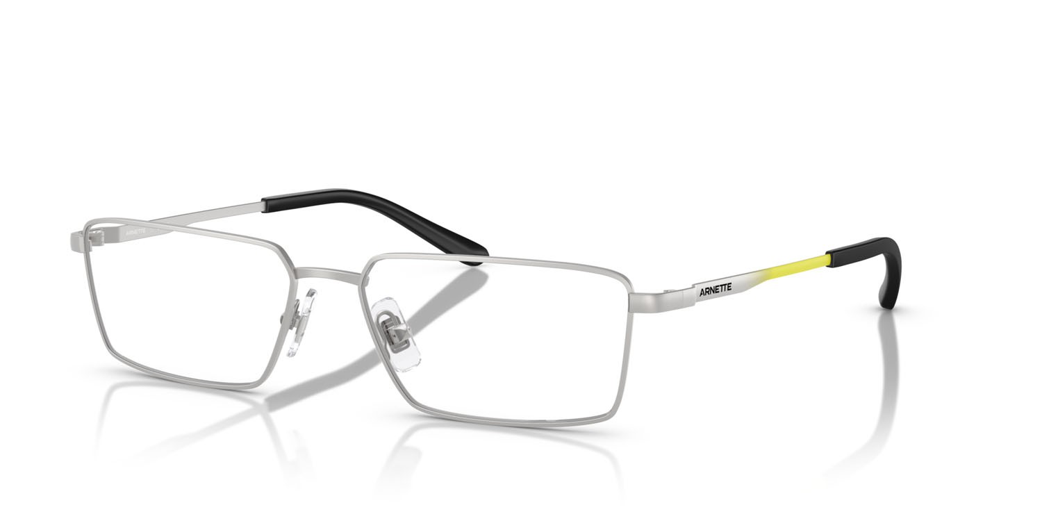 Brillen Arnette Quadra AN 6145 (770) farbe argento opaco form rechteckig gläser lente demo