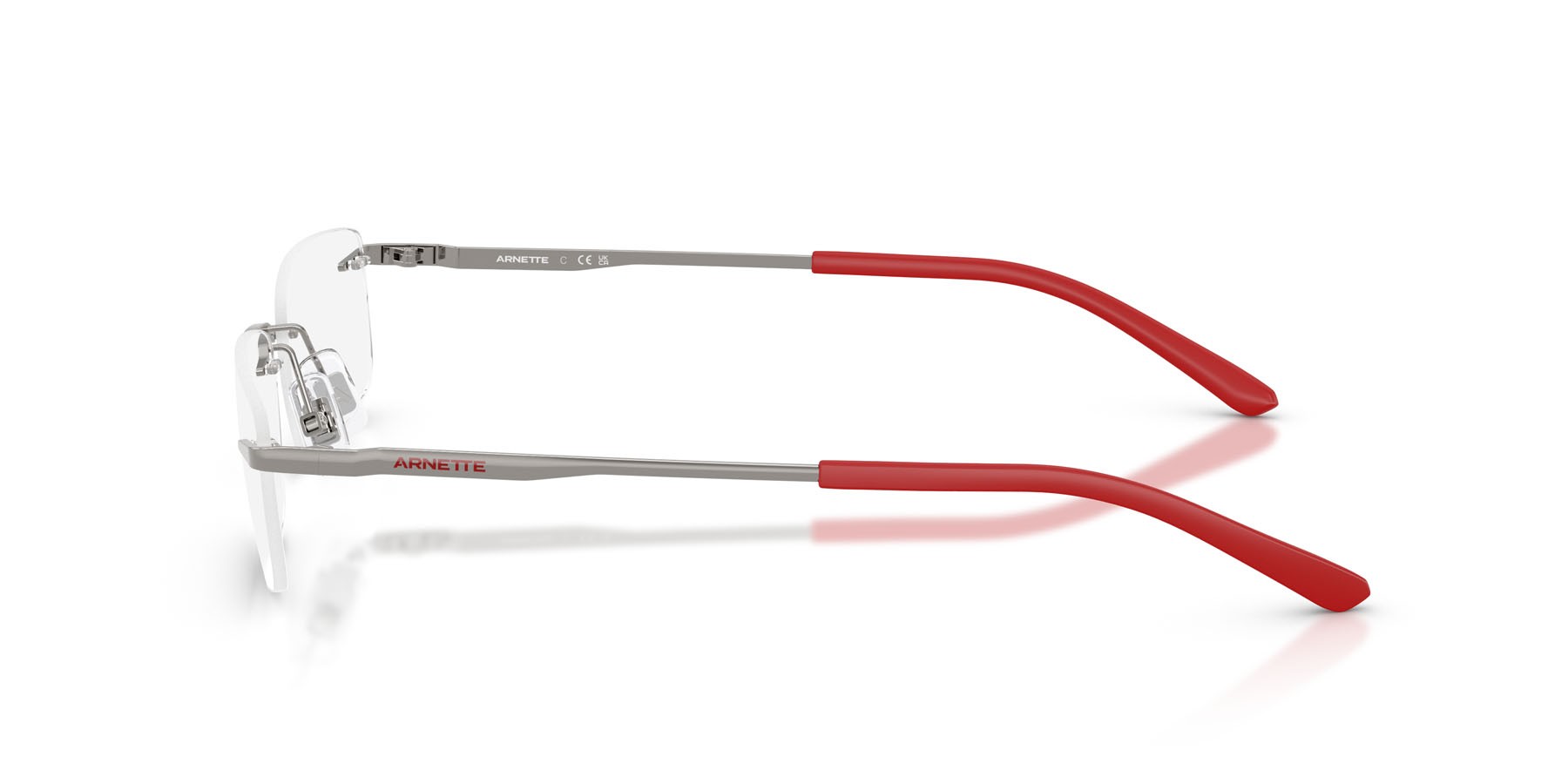 Occhiali da vista Arnette Cornercut AN 6150 (741) colore gunmetal lucido forma quadrato lenti lente demo