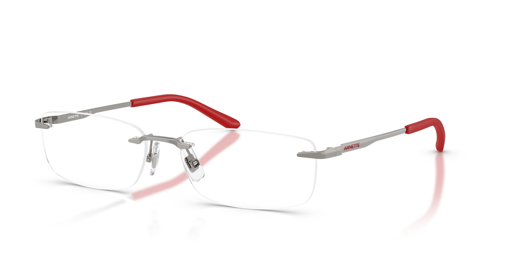 Occhiali da vista Arnette Cornercut AN 6150 (741) colore gunmetal lucido forma quadrato lenti lente demo